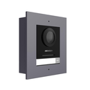 Post exterior modular videointerfon ip hikvision ds-kd8003-ime1(b)/fl, montaj ingropat, 1 buton, 2000 de utilizatori, autentificare prin card, ip65, alimentare: 12 vdc, 500 ma, ieee 802.3af, poe, dimensiuni: 99.76 mm × 98 mm × 42.04 mm, greutate: 0.375kg,,  Video | electropc.ro