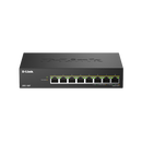 Switch dlink dms-108p, 8 porturi, poe, 8 x rj-45, auto mdi/mdix adjustment for all ports, viteza de transfer lan 2.5 gbps, capacitate 40 gbps,  Switch-uri | electropc.ro