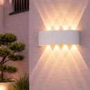 Aplica led vivalux aruba, 8w, 600 lm, lumina alba(3000k-4000k-6400k), 24°, ip65, 220x80x45mm, 40000h, aluminiu, -25÷+40°c, alb/gri,  Aplice de exterior | electropc.ro