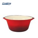 Ceaun din fonta emailata 49x23 cm, 22 l, cooking by heinner,  Tavi copt | electropc.ro
