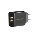 Lemontti incarcator retea 2.4a 2 porturi usb-a negru,  Cabluri periferice | electropc.ro