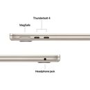 Macbook air 13.6" retina/apple m5 (cpu 10-core, gpu 10-core, neuralengine16-core)/32gb/512gb - starlight - int kb (no adapter) - 2026 (cto from mdha4ro/a),  Laptopuri | electropc.ro