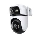 Outdoor dual lens pan/tilt security camera spec:2k (2304x1296) & 2k (2304x1296), 2.4 ghz, 2 × external antennas,1 × ethernet port ,horizontal 360º feature: dual lens , pan/tilt, color night vision, smart ai detection and notifications (motion, people, pet,  Camere supraveghere IP | electropc.ro