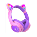 Powerlocus casti pentru copii, wireless, bobo cat ears, purple/pink,  Casti audio | electropc.ro