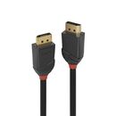 Cablu lindy displayport 2.1 54g, lungime 2m, supported bandwidth: 54gbps, rezolutie maxima 16360 x 8640 (16k) @ 60hz, 4:4:4, 10-bit, negru,  Cabluri periferice | electropc.ro