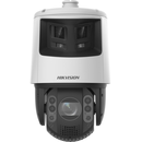 Camera de supraveghere ip tandemvu 6+4mp 32x colorvu & ir acusense & ptz hikvision ds-2se7c432mwg-eb/26(f0), lentila camera panoramica: 2.8mm; lentila camera ptz: 5.9-188.8mm, iluminare min panoramic: color: 0.0005 lux @ (f1.0, agc on) cu lumina alba: 30m,  Camere supraveghere IP | electropc.ro