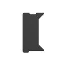 Piesa birou genesis holm modular left 40 cm, material mdf, culoare antracit,  Birouri gaming | electropc.ro