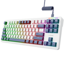 Tastatura mecanica cu fir trust gxt 872 xyra tkl, backlight, nr taste 87, alb,  Tastaturi | electropc.ro