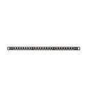 Patch panel 24 porturi 0,5u 19" cat.6 ftp cu organizator cabluri, ecranat, negru,  Alte accesorii retea | electropc.ro
