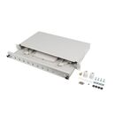 Patch panel fibră rack 19" 1u  12x sc simplex / 12x lc duplex, gri + accesorii,  Alte accesorii retea | electropc.ro