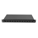 Patch panel fibră rack 19" 1u  12x sc simplex / 12x lc duplex, negru + accesorii,  Alte accesorii retea | electropc.ro
