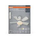 Plafoniera led cct cu ventilator osram leste cu telecomanda, 21w, 1800lm, lumina alba (3000-4000-6500k), dimabila, ip20, max 600 m³/h, timer 2h-4h-8h alb,  Corpuri de iluminat inteligente pentru interior | electropc.ro