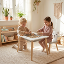 Set masuta si 2 scaune, cu spatiu de activitati, bear, u-grow,  Mobilier camera copii | electropc.ro
