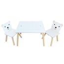 Set masuta si 2 scaune, cu spatiu de activitati, bear, u-grow,  Mobilier camera copii | electropc.ro