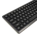 Tastatura spacer cu fir usb, 104 taste, silentioasa, low profile fingertip keycap design, negru,  Tastaturi | electropc.ro