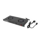 Unitate ventilare / panou ventilație cu lcd, 2 ventilatoare + termostat, 230v, negru,  Alte accesorii retea | electropc.ro