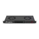 Unitate ventilare / panou ventilație cu lcd, 2 ventilatoare + termostat, 230v, negru,  Alte accesorii retea | electropc.ro