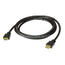 Cablu hdmi 4k60 2.0 aten 2l-7d02h-1. lungime cablu: 2 m, conector 1: hdmi tip a (standard), conector 1 gen: tată, conector 2: hdmi tip a (standard), conector 2 genuri: tată, placare contacte conectori: de aur, 3d, culoarea produsului: negru,  Cabluri video | electropc.ro