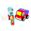 Camion gunoi, jucarie lemn,  Jocuri educative | electropc.ro
