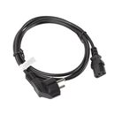 Cee 7/7->iec 320 c13 power cord 1.8m black lanberg,  Cabluri periferice | electropc.ro