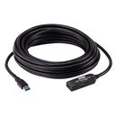 Extender aten ue331c-at-g. lungime cablu: 10 m. conector 1: usb a, conector 2: usb c, versiune usb: usb 3.2 gen 1 (3.1 gen 1), data minima de transfer a ratelor: 5 gbit/s, culoarea produsului: negru,  Extendere audio-video | electropc.ro