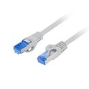 Patch cord cat.6a s/ftp lszh cca 0,5 m gri, fluke passed,  Alte accesorii retea | electropc.ro