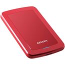 Hdd extern adata, 1tb, hv300, 2.5, usb 3.1, senzor protectie socuri, criptare date, ultraslim, rosu,  Hard Disk-uri externe | electropc.ro