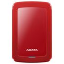 Hdd extern adata, 1tb, hv300, 2.5, usb 3.1, senzor protectie socuri, criptare date, ultraslim, rosu,  Hard Disk-uri externe | electropc.ro