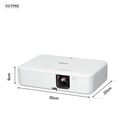 Proiector epson co-fh02, 3lcd, 3.000 lumeni/ 2.000 lumeni ecomode, fhd, 16:9, lampa 6.000 ore/ 12.000 ore ecomode, corectie ± 30, dimensiune maxima imagine 391", distanta maxima de proiectie 10.4 m, hdmi 1.4, usb 2.0-a, usb 2.0, android tv, kensington loc,  Videoproiectoare | electropc.ro