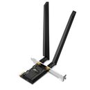 Adaptor wireless tp-link, archer txe72e, ax5400, 2 x antene externe dual-band 5ghz, 2.4 ghz, pci-e wi-fi 6e dimensiuni: 55 × 36 × 11.5 mm, bluetooth 5.2.,  Routere Wireless | electropc.ro
