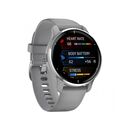 Ceas garmin smartwatch venu 2 plus silver stainless steel bezel, grey,  SmartWatch-uri | electropc.ro