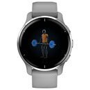 Ceas garmin smartwatch venu 2 plus silver stainless steel bezel, grey,  SmartWatch-uri | electropc.ro