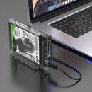 Rack hdd orico 2159c3 usb 3.1 2.5” transparent, protocol usap si trim, include suport, compatibil cu hdd/ssd 2.5” sata (grosimemaxima 9.5mm), capacitate maxima: 4tb , conectivitate usb 3.1 6gbps, constructie din plastic, include cablu usb 3.1, plug and pl,  Hard Disk-uri externe | electropc.ro