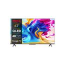Televizor tcl qled 43c645, 108 cm (43"), smart google tv, 4k,  Televizoare | electropc.ro