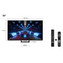 Televizor tcl qled 55c735, 139 cm (55"), smart google tv, 4k, 144 hz,  Televizoare | electropc.ro