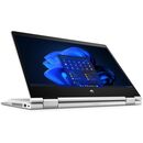 Laptop hp probook convertibil x360 435 g9 cu procesor amd ryzen 5 5625u hexa core (2.3ghz, up to 4.3ghz, 16mb), 13.3 inch fhd touch, amd radeon graphics, 16gb ddr4, ssd, 512gb pcie nvme, windows 11 pro 64bit downgrade win 10 pro 64, pike silver,  Laptopuri | electropc.ro