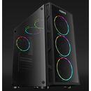 Carcasa aqirys antares midi tower black  rgb,  Carcase | electropc.ro