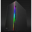 Carcasa aqirys electra midi tower black  rgb,  Carcase | electropc.ro