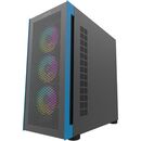 Carcasa aqirys sargas mid tower,  2x bays 3.5", 4x bays 2.5", panou lateral tempered glass, fan controller integrat, 4 ventilatoare incluse, 9 ventilatoare compatibile,  Carcase | electropc.ro