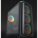 Carcasa aqirys wezen midi tower black rgb,  Carcase | electropc.ro