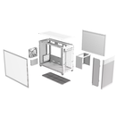 Carcasa asus ap201 prime white tempered glass,  Carcase | electropc.ro