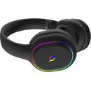 Casti over-ear aqirys lyra, sistem de sunet 3d stero, dual wireless si cu fir, bt cu microfon flexibil, interfata usb 2.0, durata baterie pana la 27h, frecventa 20 hz - 20hz, cu iluminare rgb, negre,  Casti audio | electropc.ro
