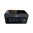 Radio cu ceas akai usb/bt akai acrb-1000, wireless fast charging, bluetooth v5.1, bluetooth 8 m, telescopic antenna, aux in input, usb slot 1 charging function, usb slot 2 playing function, power source ac110 240~50/60hz, power consumption 11w, rms power ,  Radio cu ceas & portabile | electropc.ro