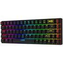 Tastatura mecanica 65% aqirys mira, wireless/bluetooth/wired, switch-uri outemu red, 68 de taste, us layout, neara,  Tastaturi | electropc.ro