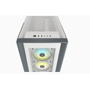 Carcasa corsair icue 5000x rgb tempered glass mid-tower atx pc smart case — white  case dimensions 520mm x 245mm x 520mm maximum gpu length 400 maximum psu length 250 maximum cpu cooler height 170 expansion slots 7 vertical + 2 horizontal case drive bays ,  Carcase | electropc.ro
