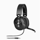 Casti gaming cu microfon corsair hs55 stereo, over-head, 20hz - 20 khz, 32k ohms @ 1 khz, lungime cablu: 1.8m, carbon,  Casti audio | electropc.ro
