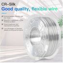 Creality pla 3d printer filament, silk white, printing temperature: 190-220, filament diameter: 1.75mm, tensile strength: 60mpa, size of filament wheel: diameter 200mm, height 66mm, hole diameter 56mm. utilizare: pana la 6 luni de la deschiderea ambalajul,  Accesorii imprimare 3D | electropc.ro