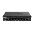 D-link switch dgs-108gl, 8 porturi gigabit, capacity 16gbps, desktop, faramanagement, metal, negru, fara ventilator, d-link green technology.,  Switch-uri | electropc.ro