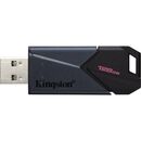 Memorie usb flash drive kingston 128gb data traveler exodia onyx, usb 3.2 gen1, black,  Memorii USB | electropc.ro