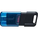 Memorie usb flash drive kingston 256gb data traveler 80, usb-c 3.2,  Memorii USB | electropc.ro